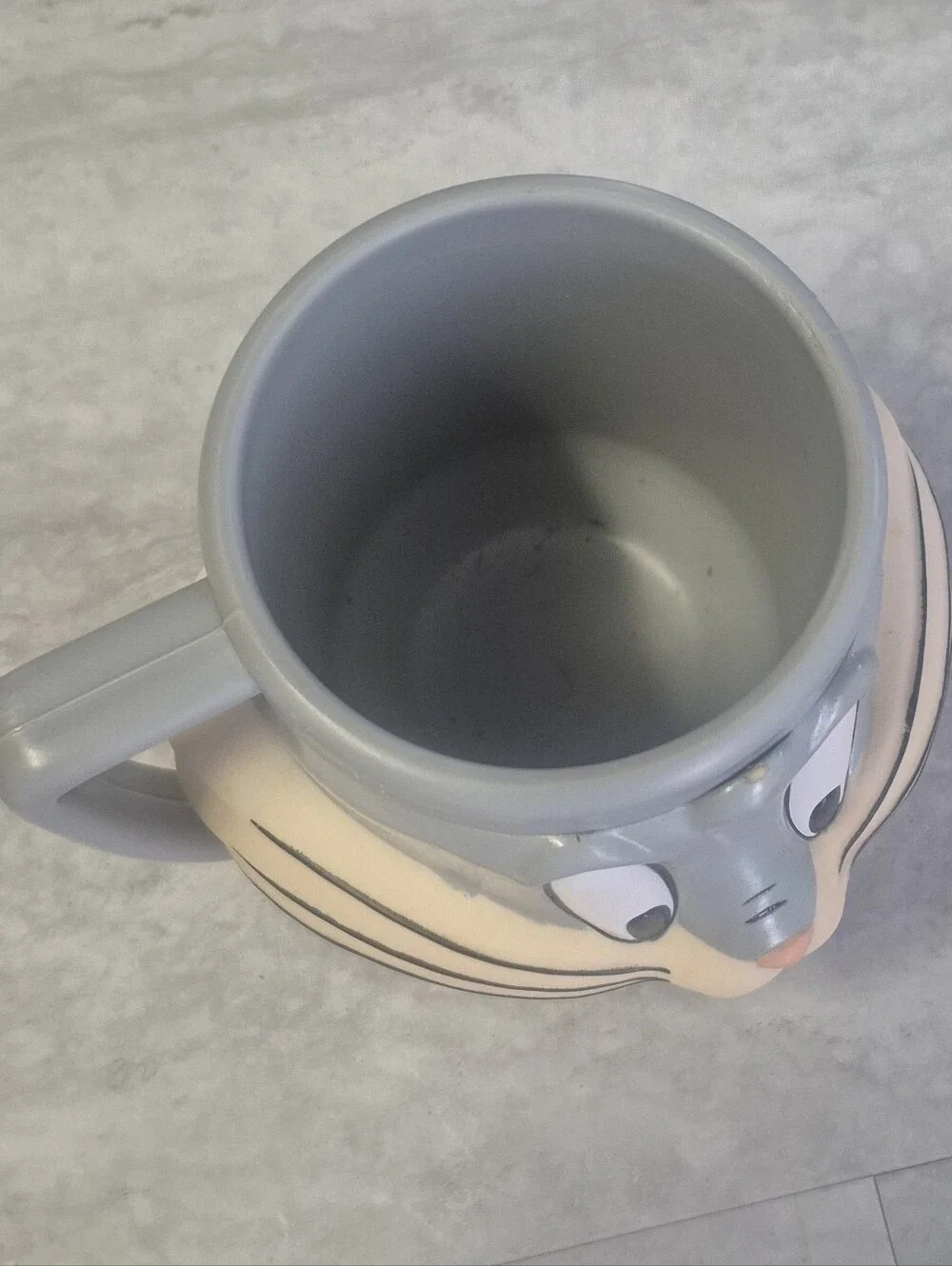 Vintage Looney Tunes Bugs Bunny Plastic Mug Cup 1992 Warner Bros
